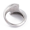 Unisex 304 Stainless Steel Finger Rings X-RJEW-K233-09B-P-2