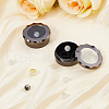 SUPERFINDINGS 2Pcs Alloy with Glass Visible Window Box CON-FH0001-55A-5