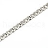 304 Stainless Steel Curb Chain/Twisted Chain Necklaces STAS-A028-N124P-2