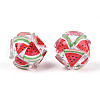 Fruit Round Resin Beads RESI-T059-03E-1