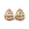 Brass Glass Beads KK-M318-40G-01-1