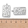 Brass Micro Pave Cubic Zirconia Pendants KK-C079-05P-3