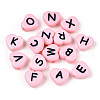 Horizontal Hole Opaque Acrylic Beads SACR-Q126-04D-2