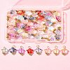 Electroplate Glass Charms PALLOY-FS00021-8