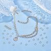 Unicraftale 300Pcs 304 Stainless Steel Open Jump Rings STAS-UN0058-56G-02-2
