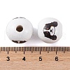 Wood European Beads WOOD-G021-01A-3
