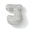 Rack Plating Brass Cubic Zirconia Pendants KK-S378-02P-J-1