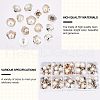 1-Hole Plastic Button Kits DIY-WH0301-97-4