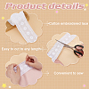 Cotton Flower Pattern Embroidery Lace Ribbon OCOR-WH0078-166-4