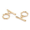 Brass Toggle Clasps KK-T062-200G-NF-2