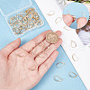 SUNNYCLUE 60Pcs 304 Stainless Steel Leverback Earring Findings STAS-SC0004-61-3