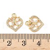 Brass Micro Pave Cubic Zirconia Pendants KK-D373-01E-G-3