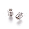 202 Stainless Steel Beads X-STAS-F205-08P-2