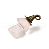 Natural Rose Quartz Mushroom Pendants G-D311-02AB-05-2