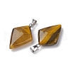 Natural Tiger Eye Pendants G-C110-05C-P-2