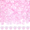 SOFPLATE 200Pcs Glass Bead Caps for Wind Chimes Making GLAA-SP0001-03C-1