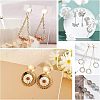 Unicraftale 40Pcs 2 Colors 304 Stainless Steel Stud Earring Findings STAS-UN0022-86-7