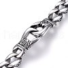 304 Stainless Steel Bracelets BJEW-L631-23AS-2
