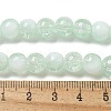 Crackle Glass Beads Strands X1-GLAA-U001-8mm-01-4