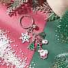 Alloy Enamel Brass Bell Keychains KEYC-TA00039-1