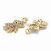 Brass Micro Pave Cubic Zirconia Pendants ZIRC-Q200-047-NF-2