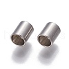 Tarnish Resistant 201 Stainless Steel Cord End Caps X-STAS-P239-08P-2