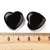Mother's Day Gifts Heart Natural Obsidian Palm Stones G-C134-06A-18-3