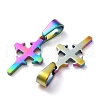 Ion Plating(IP) 304 Stainless Steel Pendants STAS-P253-06MC-2