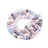 Electroplate Glass Beads Strands GLAA-T023-D16-03-2