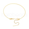 Brass Slider Adjustable Bracelet Making KK-P302-01G-4
