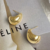 Fashionable S925 Sterling Silver Teardrop Stud Earrings DP0652-1-4