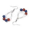 304 Stainless Steel Teardrop Dangle Earrings EJEW-MZ00462-02-4