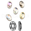 K9 Glass Rhinestone Cabochons RGLA-F067-B-1