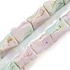 Baking Paint Synthetic Turquoise Beads Strands G-H060-06D-1