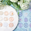 CHGCRAFT 8Pcs 8 Styles Drip Stamp Seal Stickers DIY-CA0006-89-4