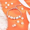 Natural Rose Quartz European Beads G-NB0001-70-2