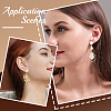 SOFPLATE 120Pcs 3 Size 304 Stainless Steel Stud Earring Findings STAS-SP0001-51G-5