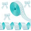Polyester Grosgrain Glitter Ribbon OCOR-BC0001-10-1