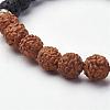 Natural Lava Rock Stretch Bracelets BJEW-K142-E-2