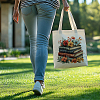 Canvas Women's Tote Bags ABAG-WH0056-005-7