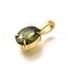 Ion Plating(IP) 304 Stainless Steel Rhinestone Pendants STAS-A104-11G-12-2