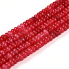 Dyed Natural White Jade Beads Strands G-T139-57A-09-4
