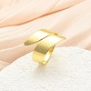 Adjustable Brass Finger Rings for Women RJEW-M064-02G-3