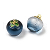 Transparent Glass Apple Pendants X1-DGLA-E004-16I-2