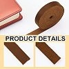 Flat Leather Fabric AJEW-WH0472-93C-5