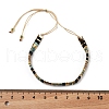 Vintage Ethnic Style Glass Tila Beaded Handmade Slider Bracelets for Women ZN9527-1-3