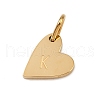 304 Stainless Steel Charms STAS-L291-01G-K-2
