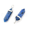 Natural Dalmatian Jasper Double Terminated Pointed Pendants G-F295-04O-4