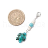 Synthetic Turquoise Pendant Decorations HJEW-JM03373-01-3