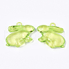 Transparent Acrylic Bunny Pendants X-TACR-S133-092-2